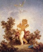 Jean-Honore Fragonard The Sentinel oil on canvas